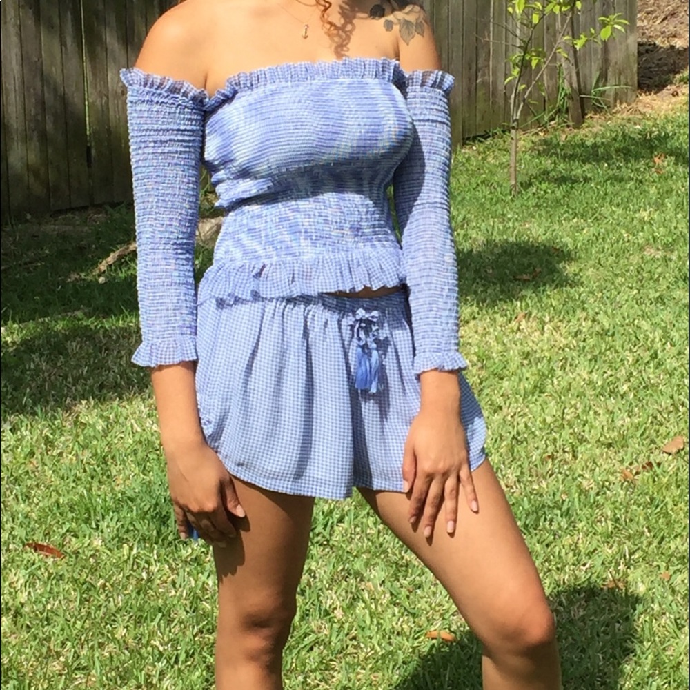 Gingham Short Set